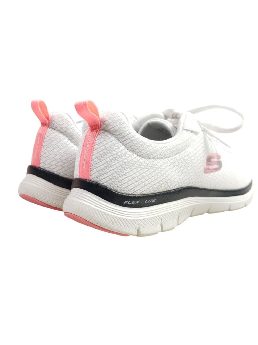 Skechers Womens Size 8.5 Flex Appeal 4.0 Brilliant View White Sneakers - Picture 4 of 8